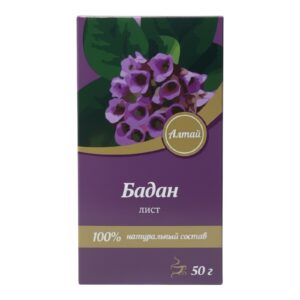 Бадан лист Алтай 50 г — натуральное растительное сырьё
