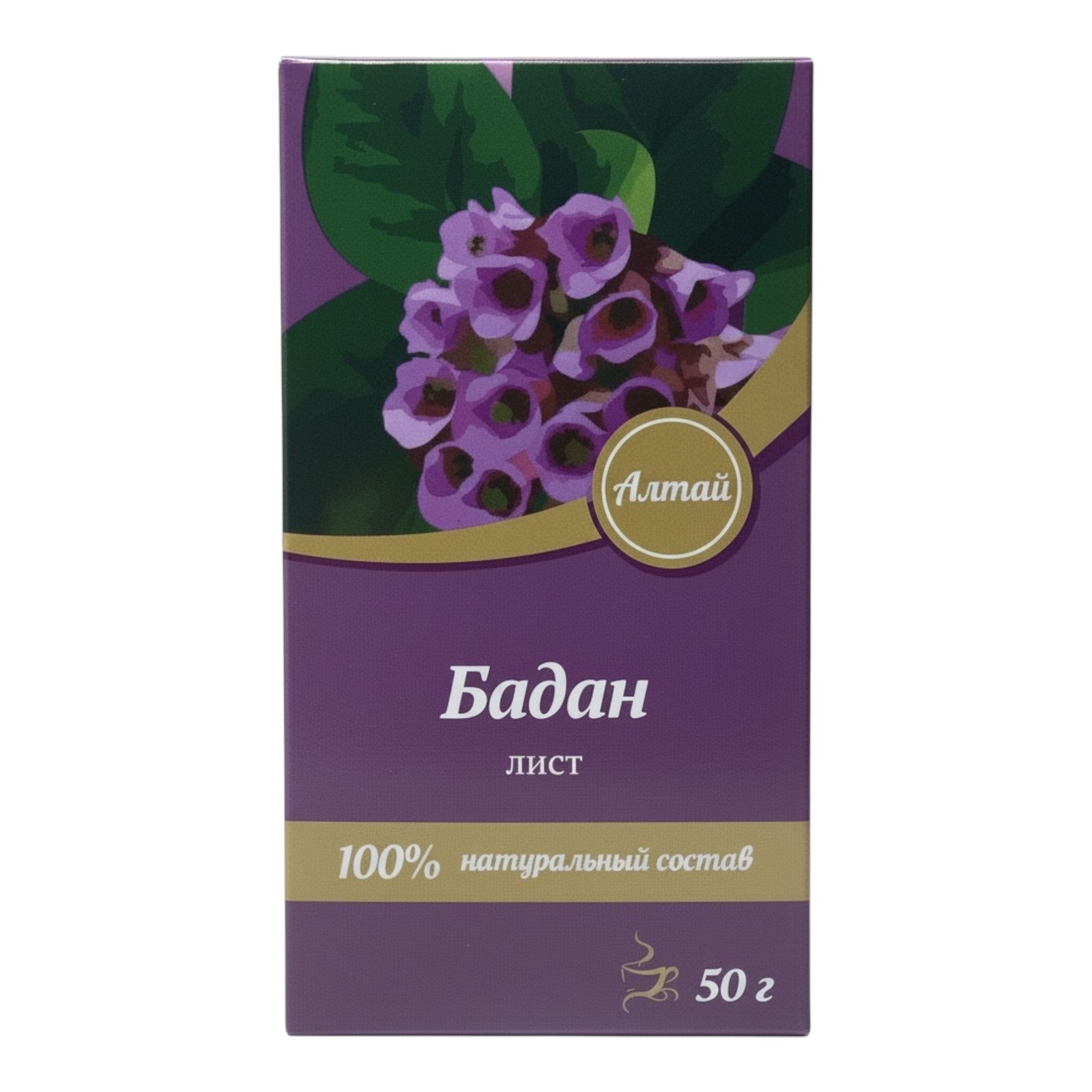 Бадан лист Алтай 50 г — натуральное растительное сырьё