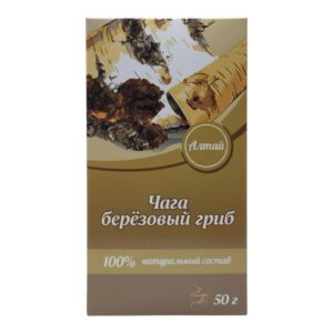 Чага берёзовый гриб сушёный Алтай 50 г